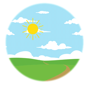 animation showing consistency symbolized by showing the sun coming up each morning